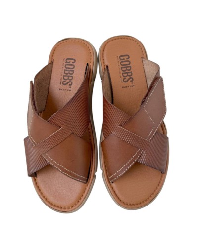 SANDALIA METIDA PIEL AJUSTABLE