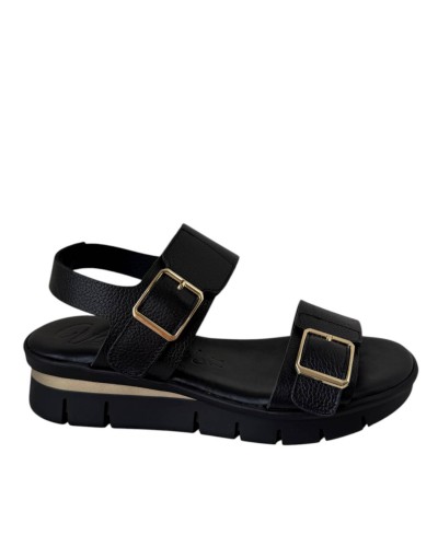 SANDALIAS CUÑA CONFORT GEL VELCRO VALERI