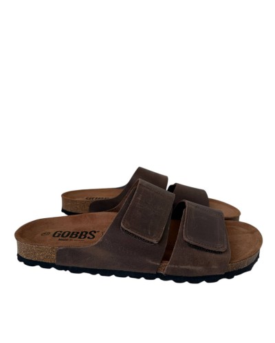 SANDALIAS HOMBRE PISO BIO VELCRO PIEL
