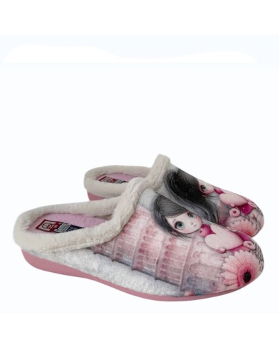 ZAPATILLA CASA GEMA NIÑA CORAZON