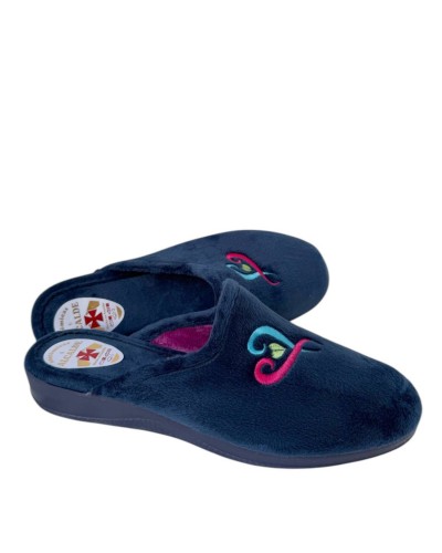 ZAPATILLA CUÑA ALCALDE FLOR BAMARA