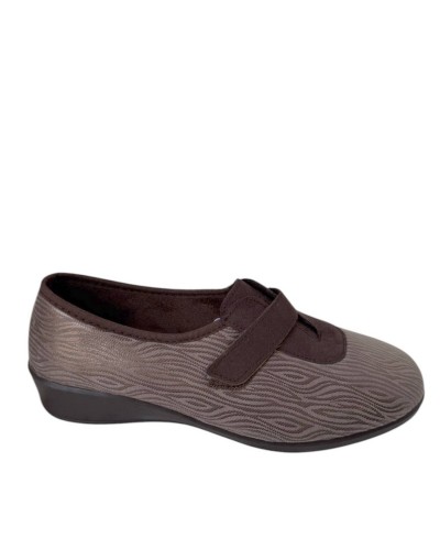 ZAPATO CONFORT TEXTIL VELCRO