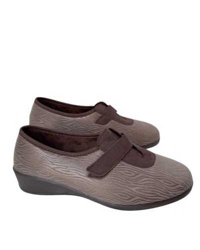 ZAPATO CONFORT TEXTIL VELCRO